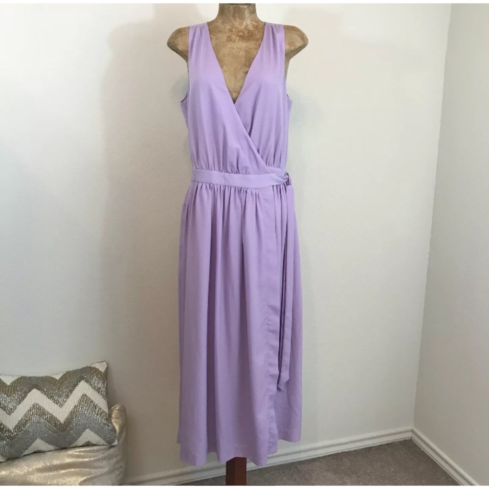 Banana Republic Lavender Sleeveless Maxi Dress
